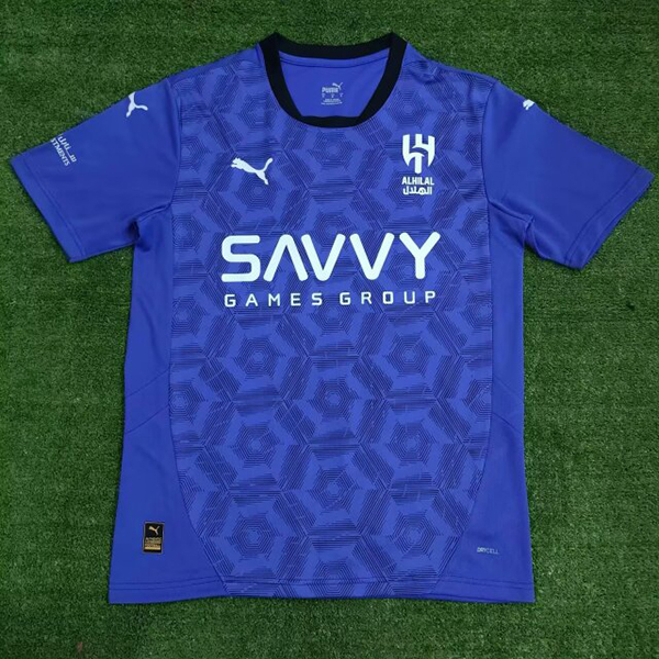 24-25 Season Riyadh Al-Hilal Third Blue Color Football Jersey